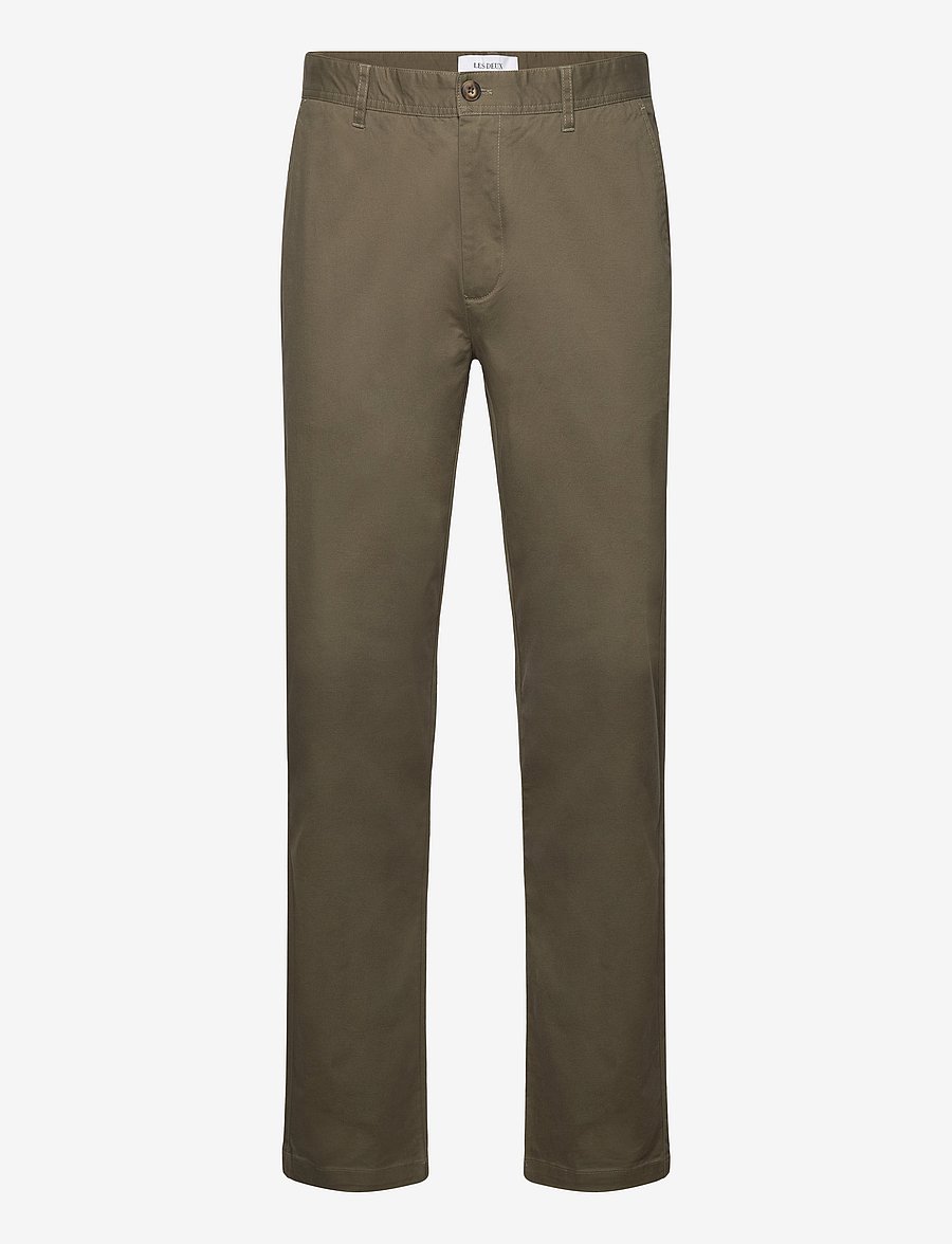 Les Deux - Jared Twill Chino Pants - chinos - olive night - 1