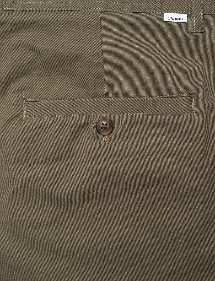 Les Deux - Jared Twill Chino Pants - chinos - olive night - 5