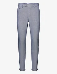 Les Deux - Como 2-Tone Suit Pants - jakkesætsbukser - dark navy/light sand - 0