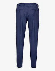Les Deux - Pino Herringbone Pants - kostymbyxor - dark navy/high blue - 1