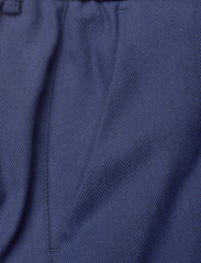 Les Deux - Pino Herringbone Pants - kostymbyxor - dark navy/high blue - 2