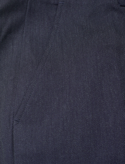 Les Deux - Como Reg Wool Mélange Suit Pants - pohjoismainen tyyli - dark navy melange - 2