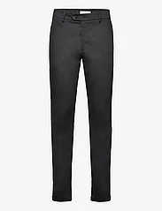 Les Deux - Como Cotton Suit Pants - jakkesætsbukser - black - 0
