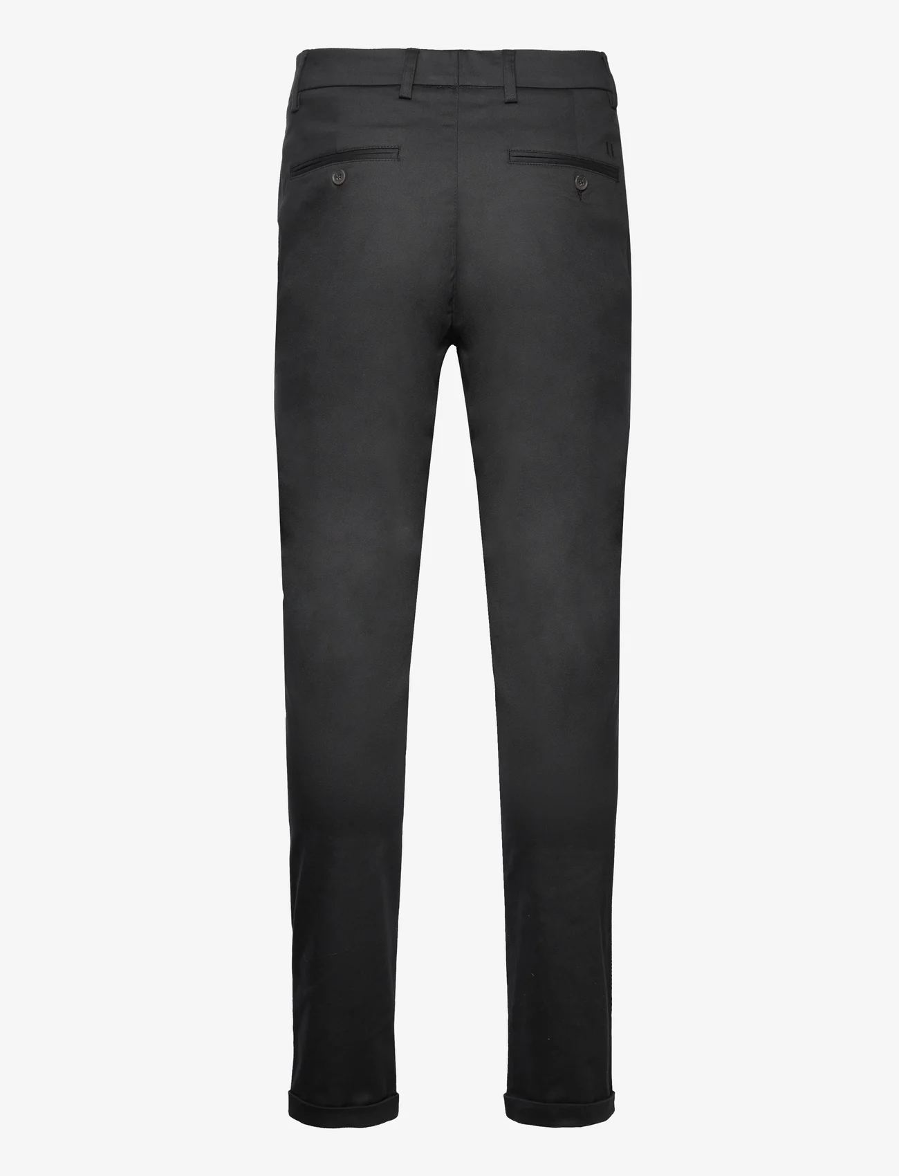 Les Deux - Como Cotton Suit Pants - jakkesætsbukser - black - 1