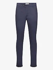 Les Deux - Como Cotton Suit Pants - nordic style - dark navy - 1