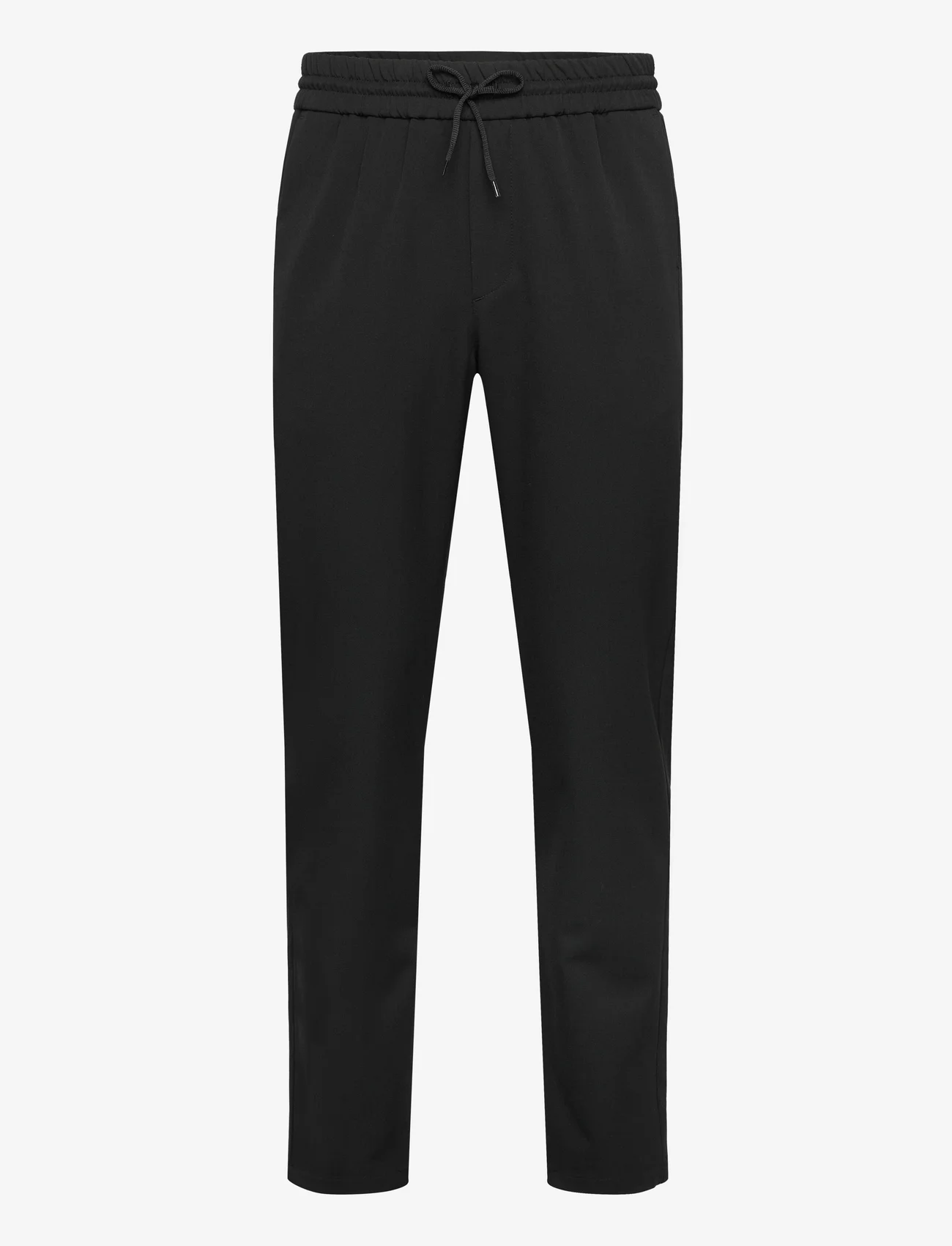 Les Deux - Patrick Light Pants - kasdienio stiliaus kelnės - black - 0