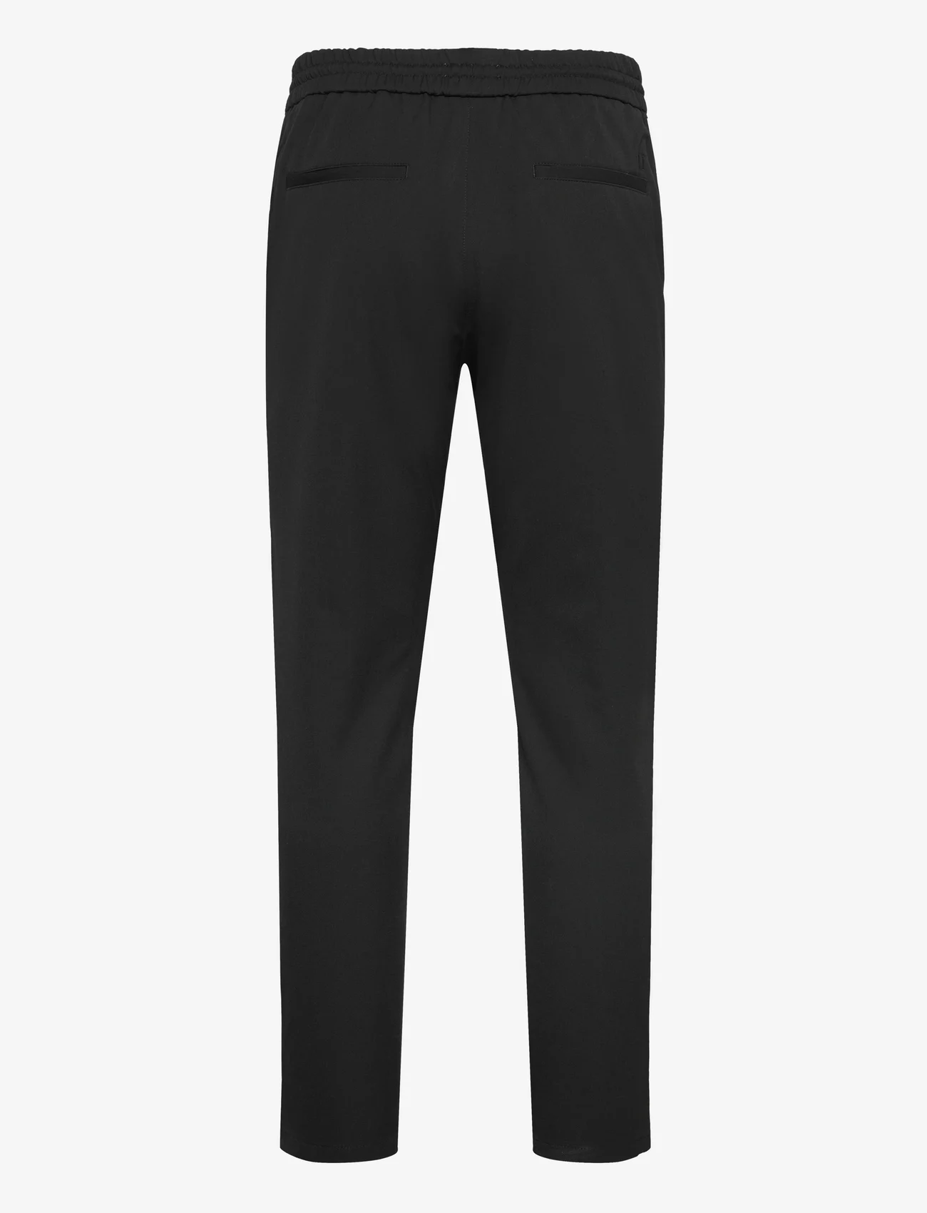 Les Deux - Patrick Light Pants - kasdienio stiliaus kelnės - black - 1