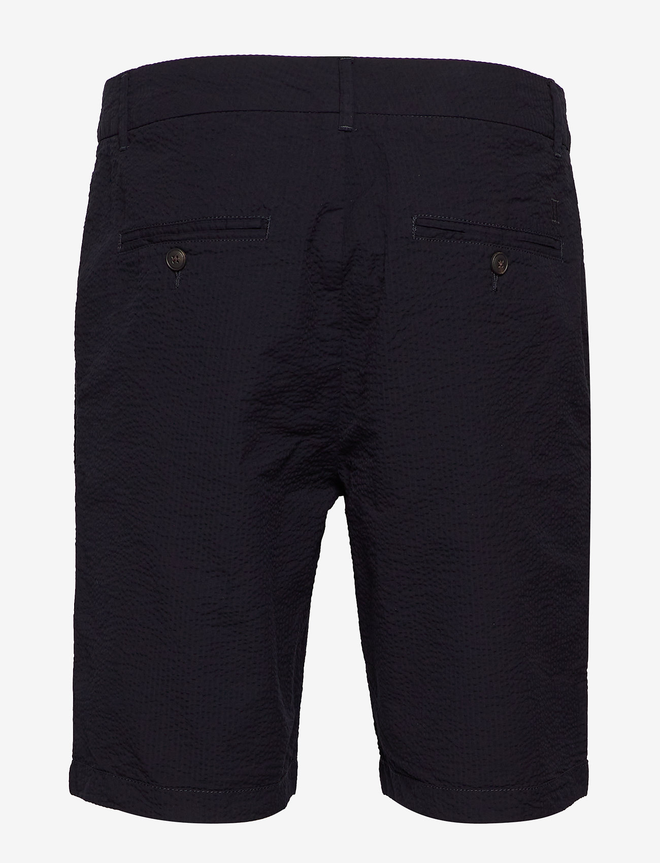 Les Deux - Lyon Seersucker Shorts - dark navy - 1