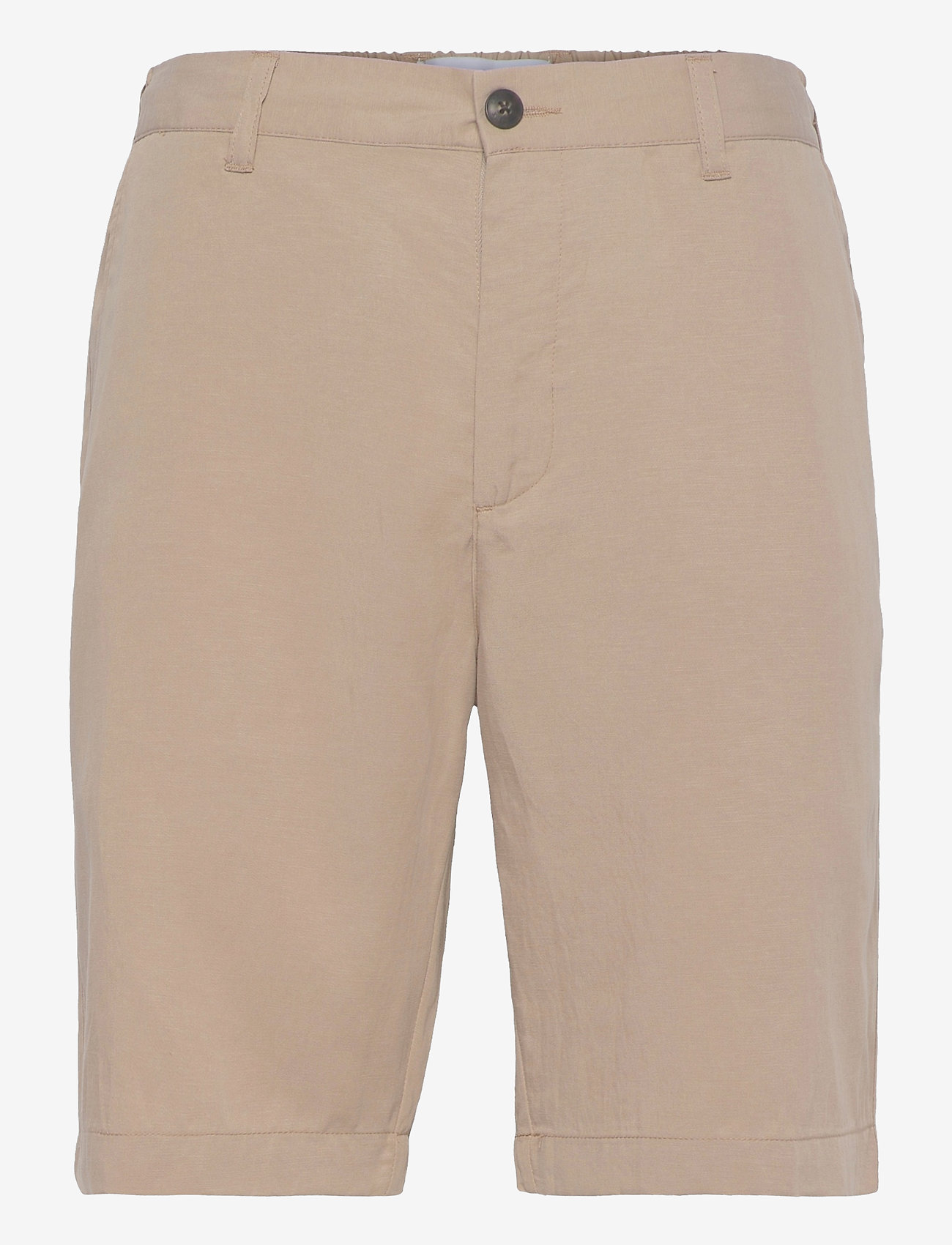 Les Deux - Pino Linen-Tencel Shorts - dark sand - 0