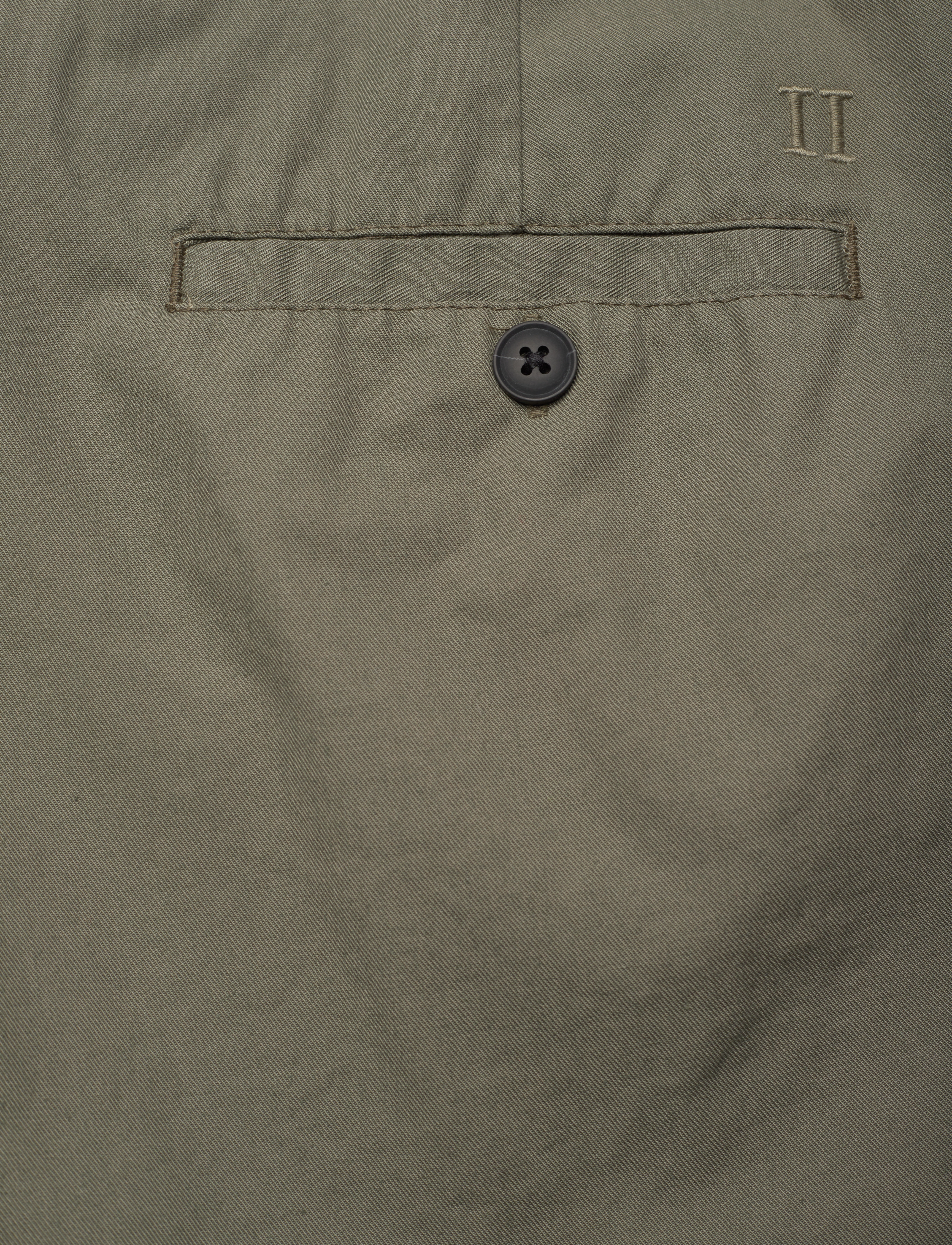 Les Deux - Parker Twill Shorts - olive night - 4