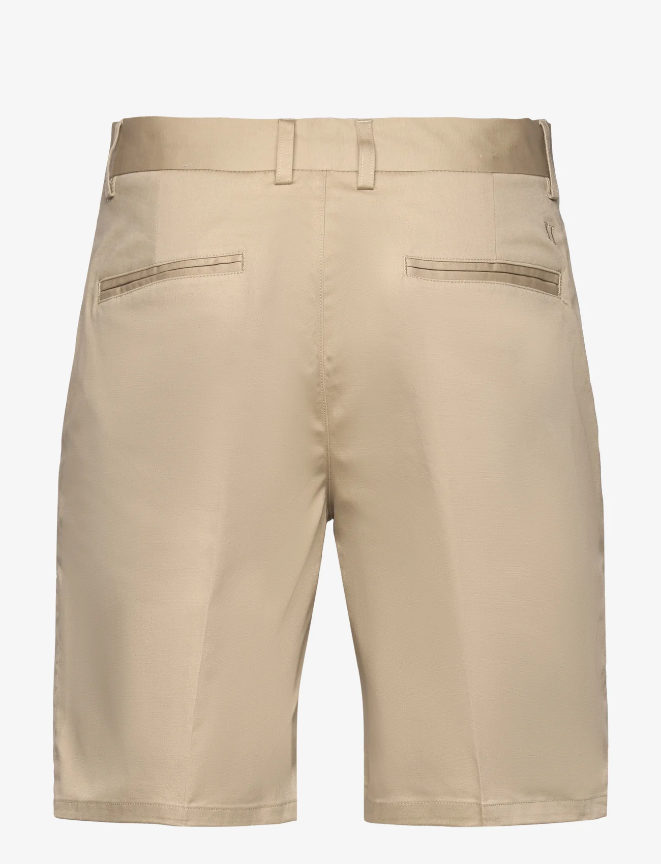 Les Deux - Como Reg Cotton-Linen Shorts - chino lühikesed püksid - dark sand - 1