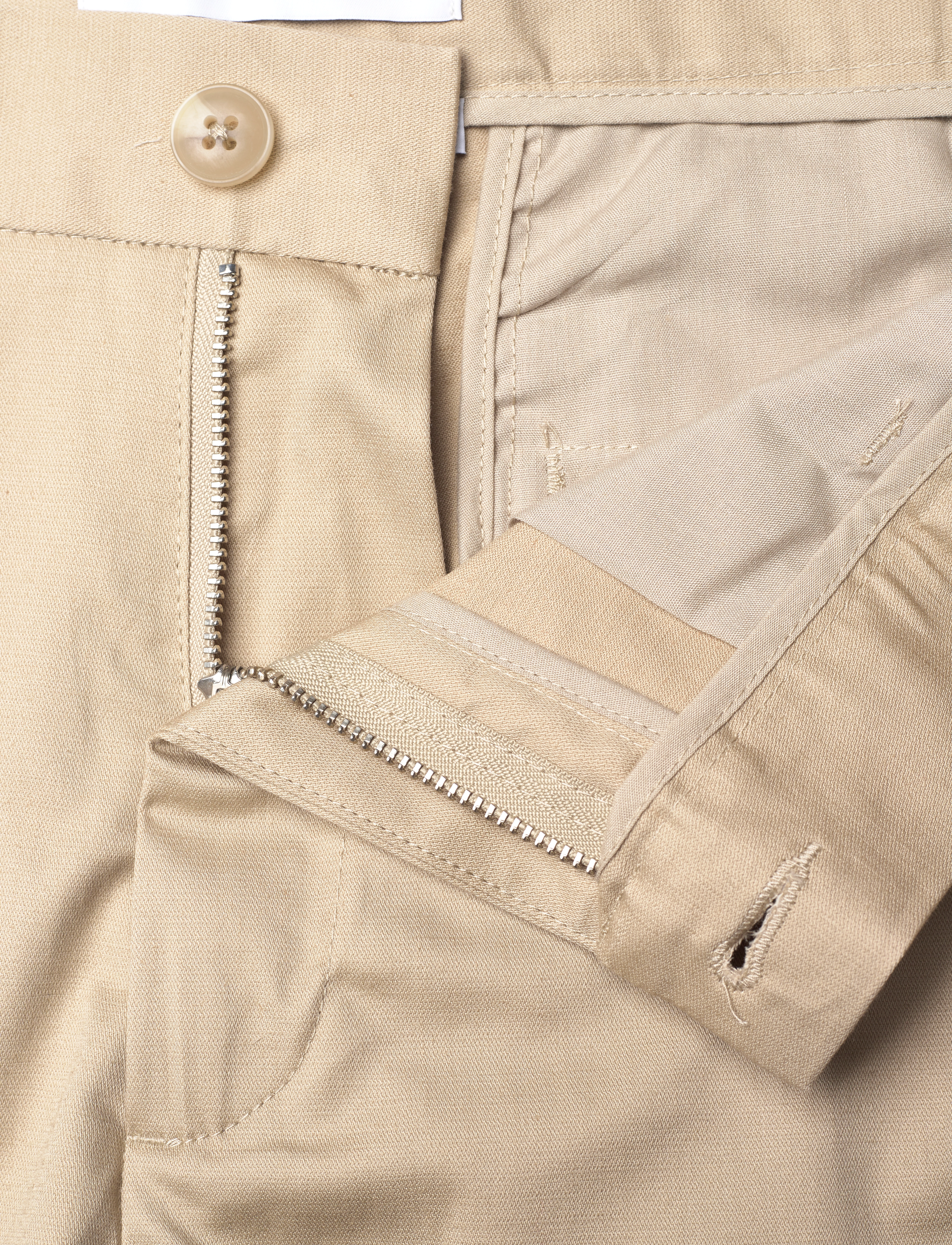 Les Deux - Como Reg Cotton-Linen Shorts - chino shorts - dark sand - 3