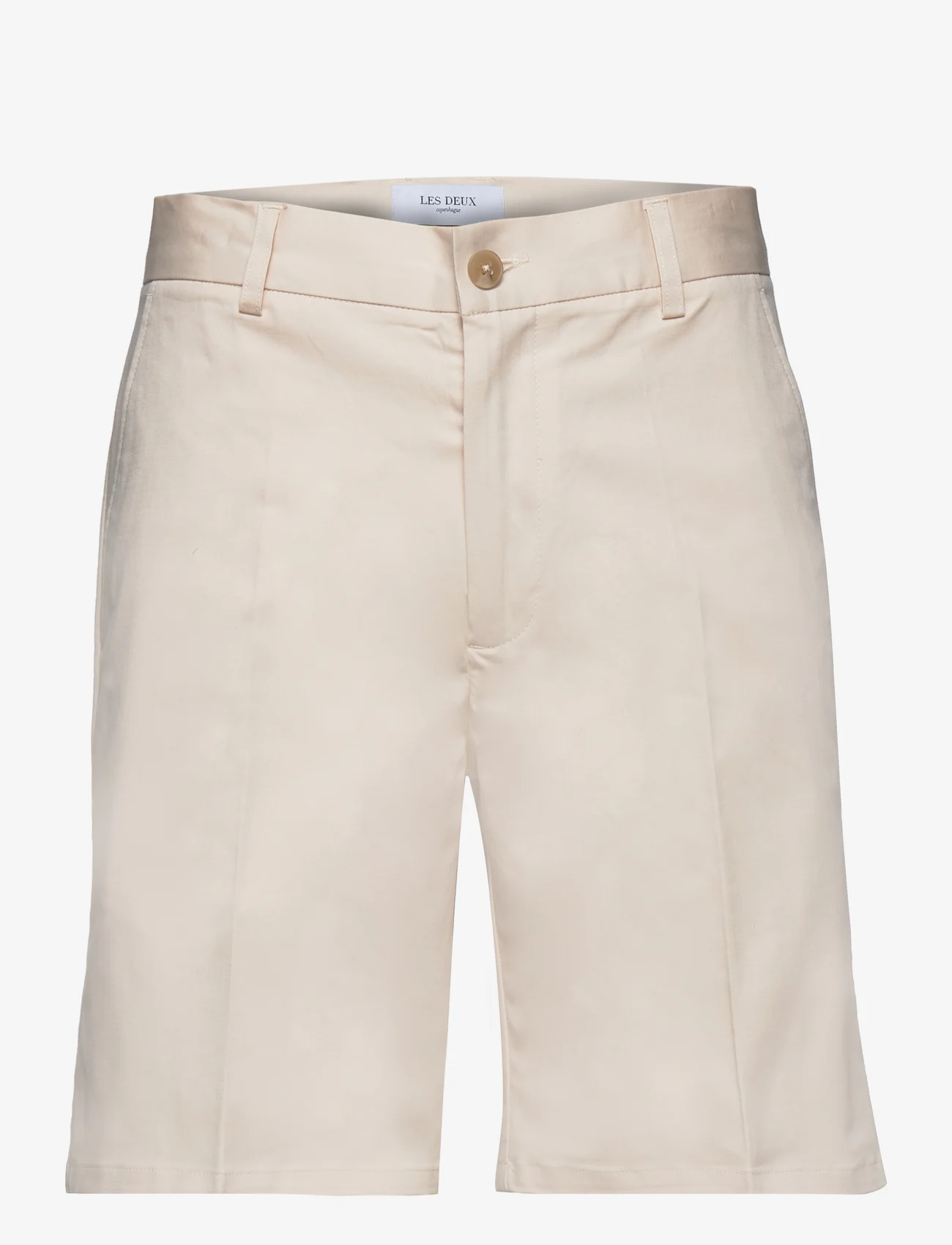 Les Deux - Como Reg Cotton-Linen Shorts - chino stila šorti - ivory - 0