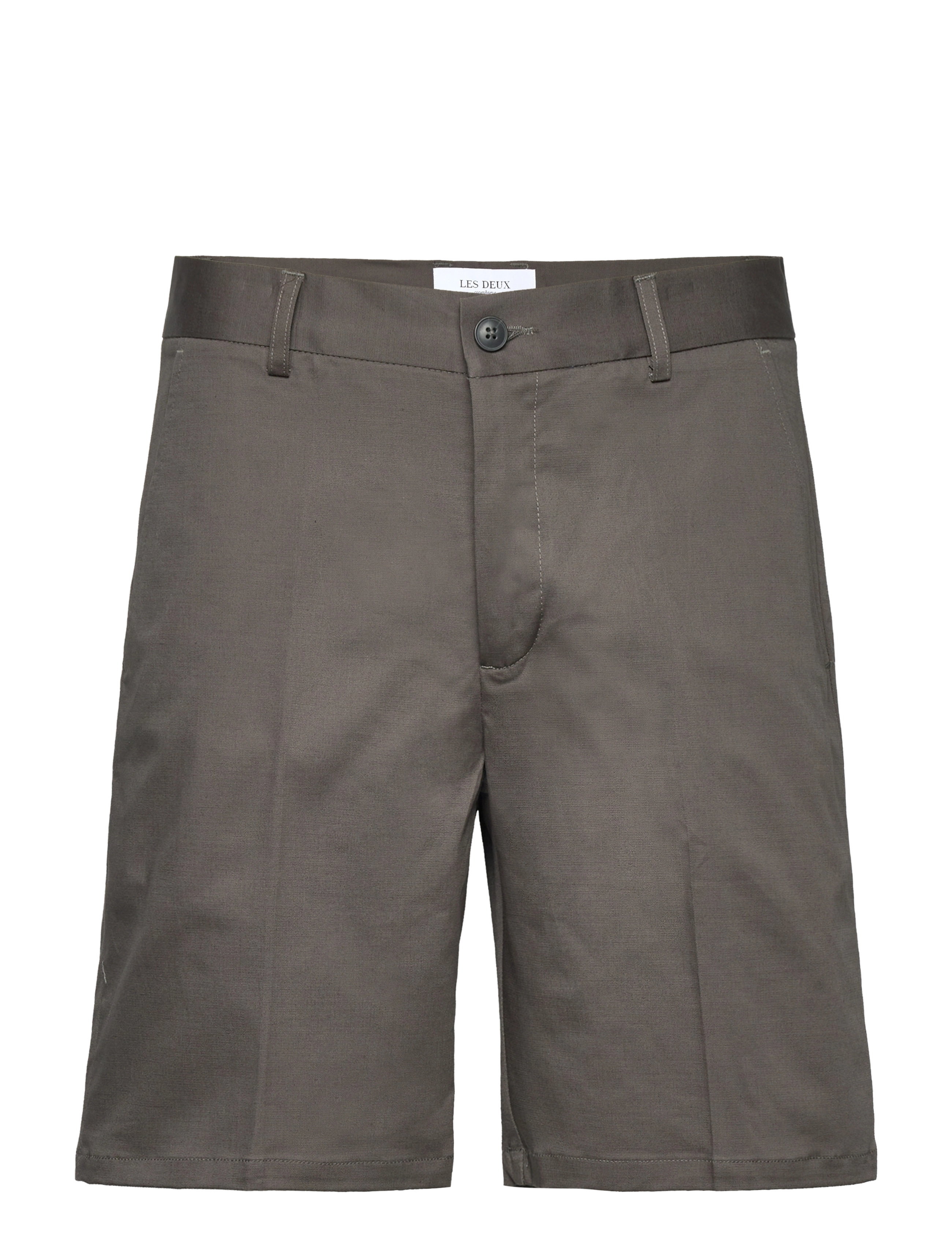 Les Deux Como Reg Cotton-Linen Shorts - Les Deux - RAVEN / grey