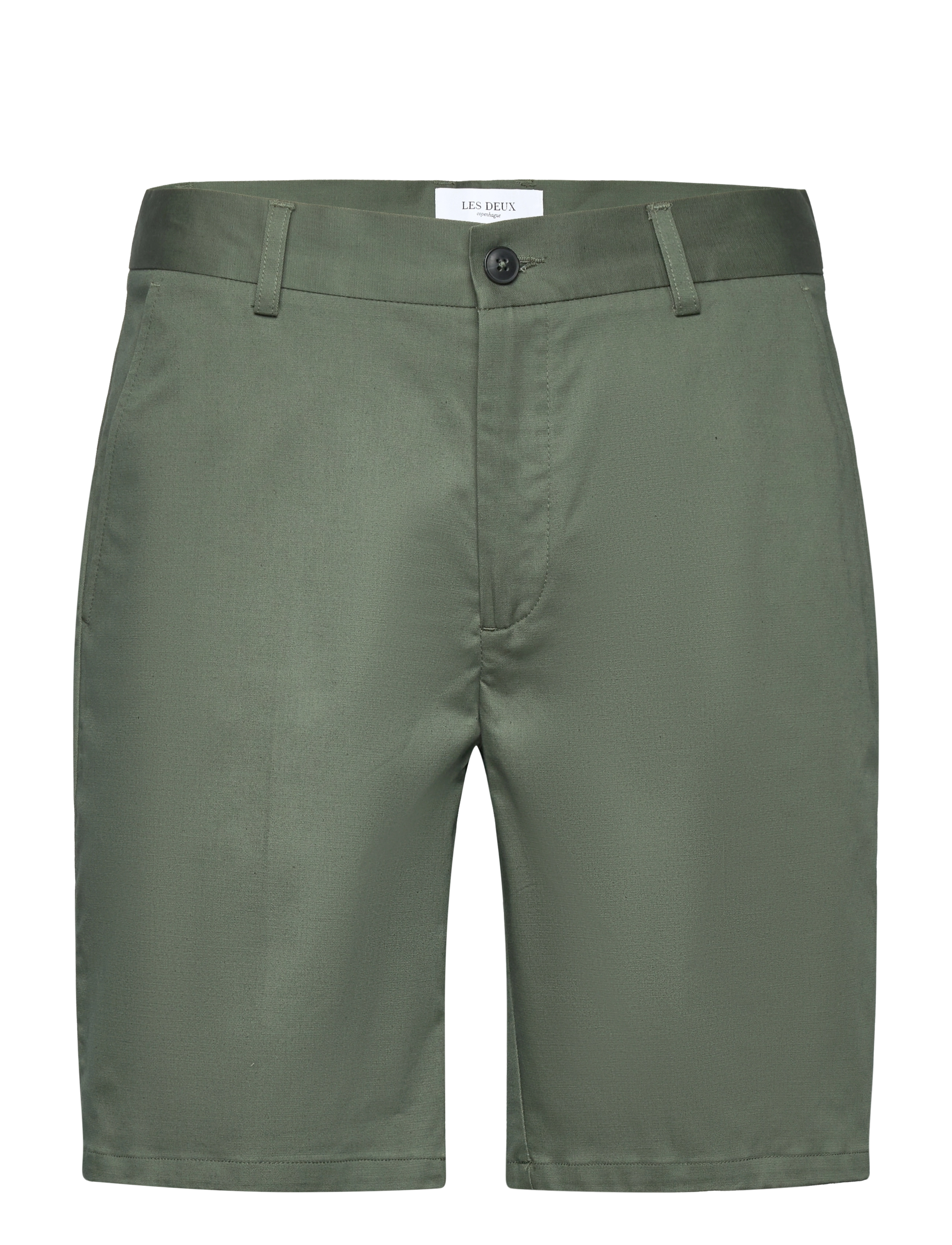 LES DEUX Como Reg Baumwolle-Linen Shorts Grün - 29 - Damen