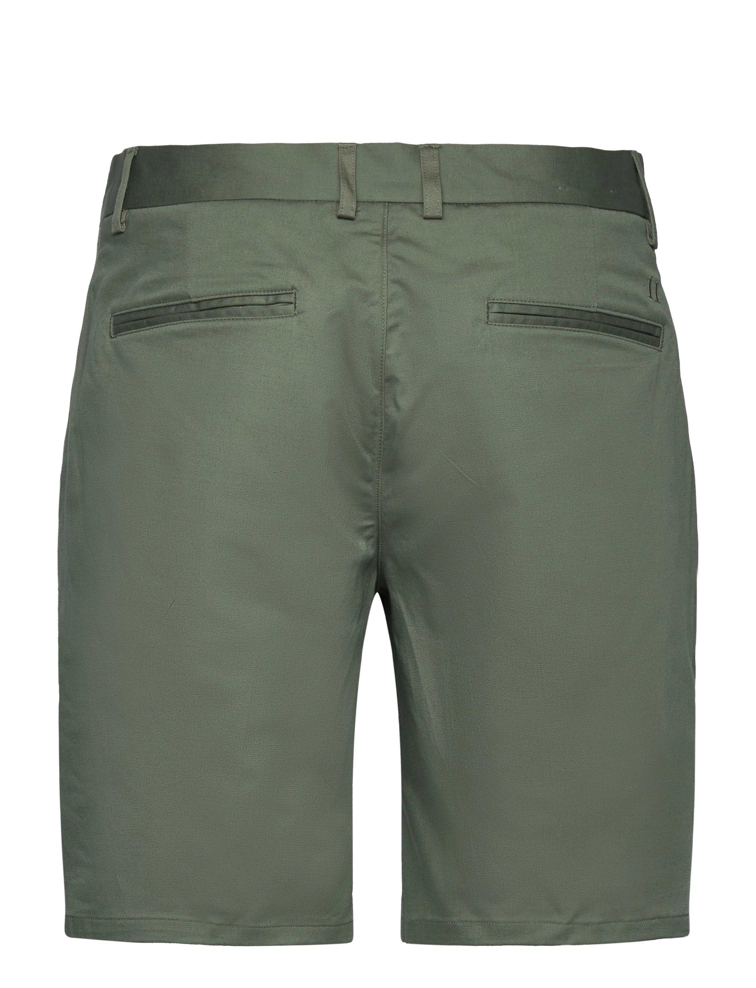 Les Deux - Como Reg Cotton-Linen Shorts - chino shorts - thyme green - 1