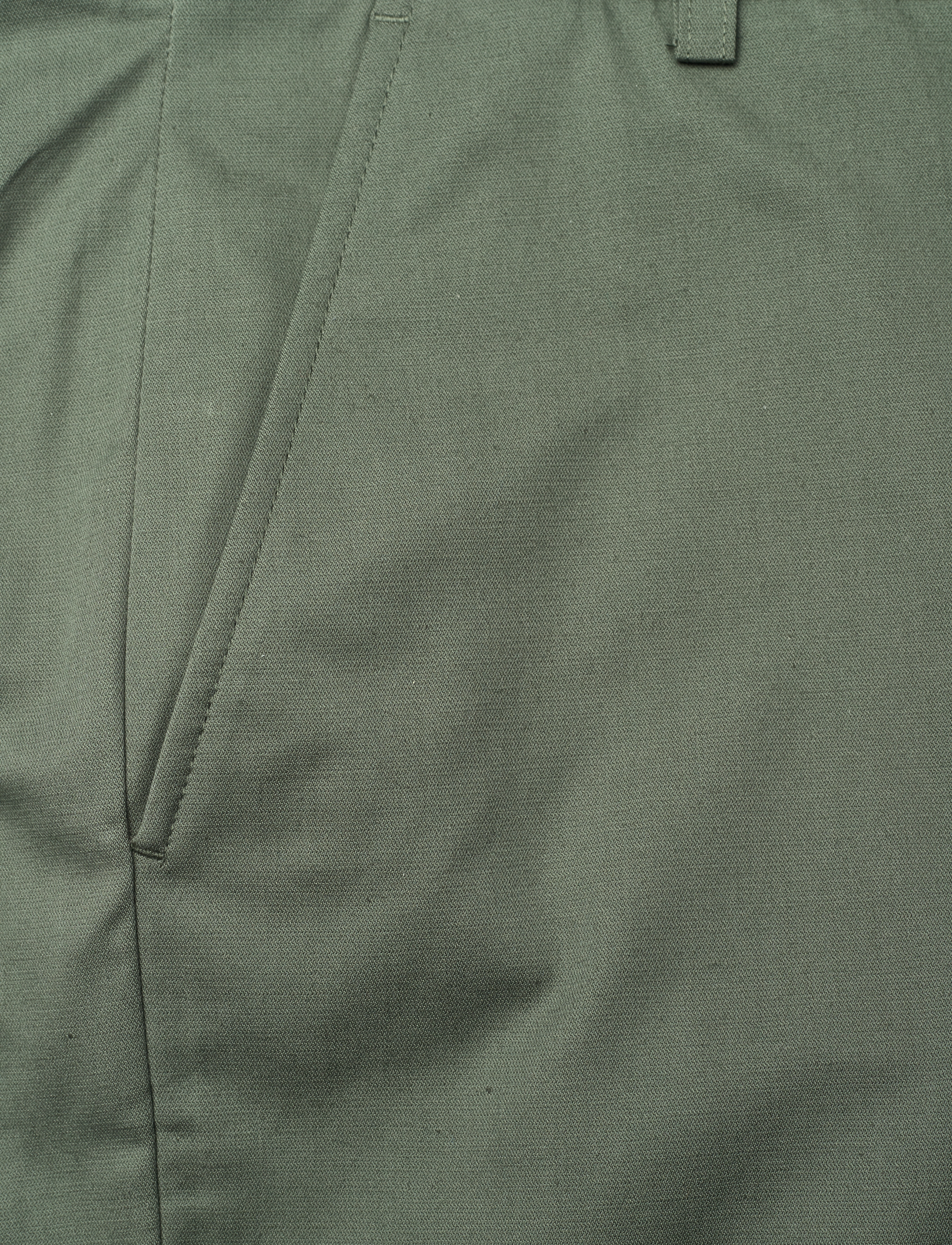 Les Deux - Como Reg Cotton-Linen Shorts - chino shorts - thyme green - 2