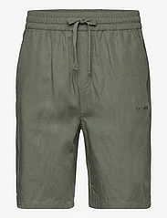 Les Deux - Otto Linen-Tencel Bermuda Shorts - thyme green - 0