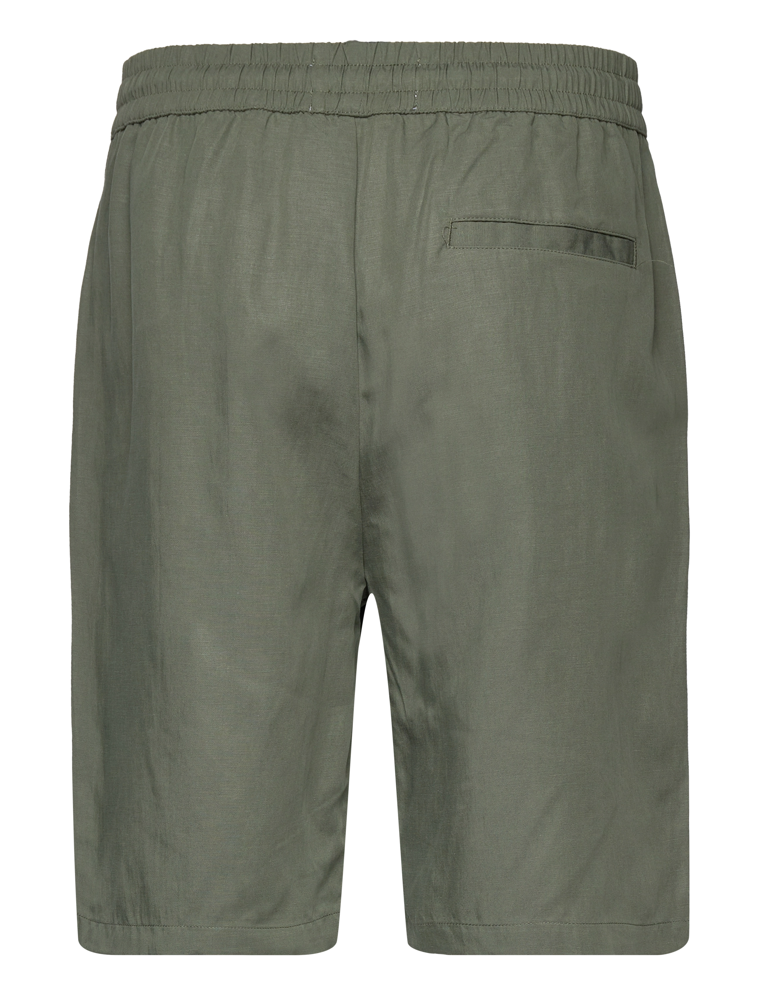 Les Deux - Otto Linen-Tencel Bermuda Shorts - thyme green - 1
