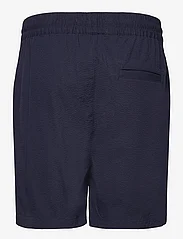 Les Deux - Otto Seersucker Shorts - lühikesed vabaajapüksid - dark navy - 1