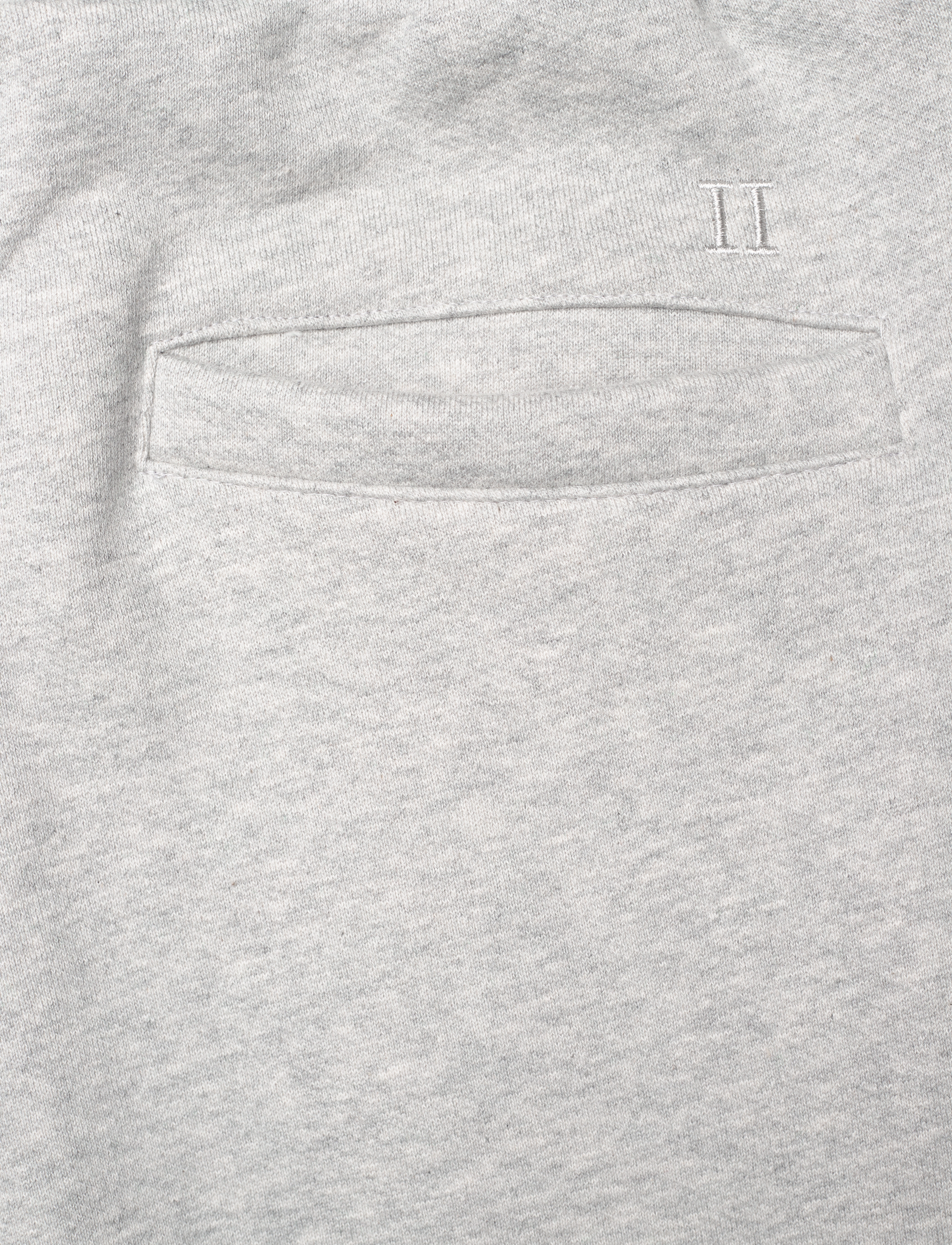 Les Deux - Diego Sweatpants - light grey melange/white - 5
