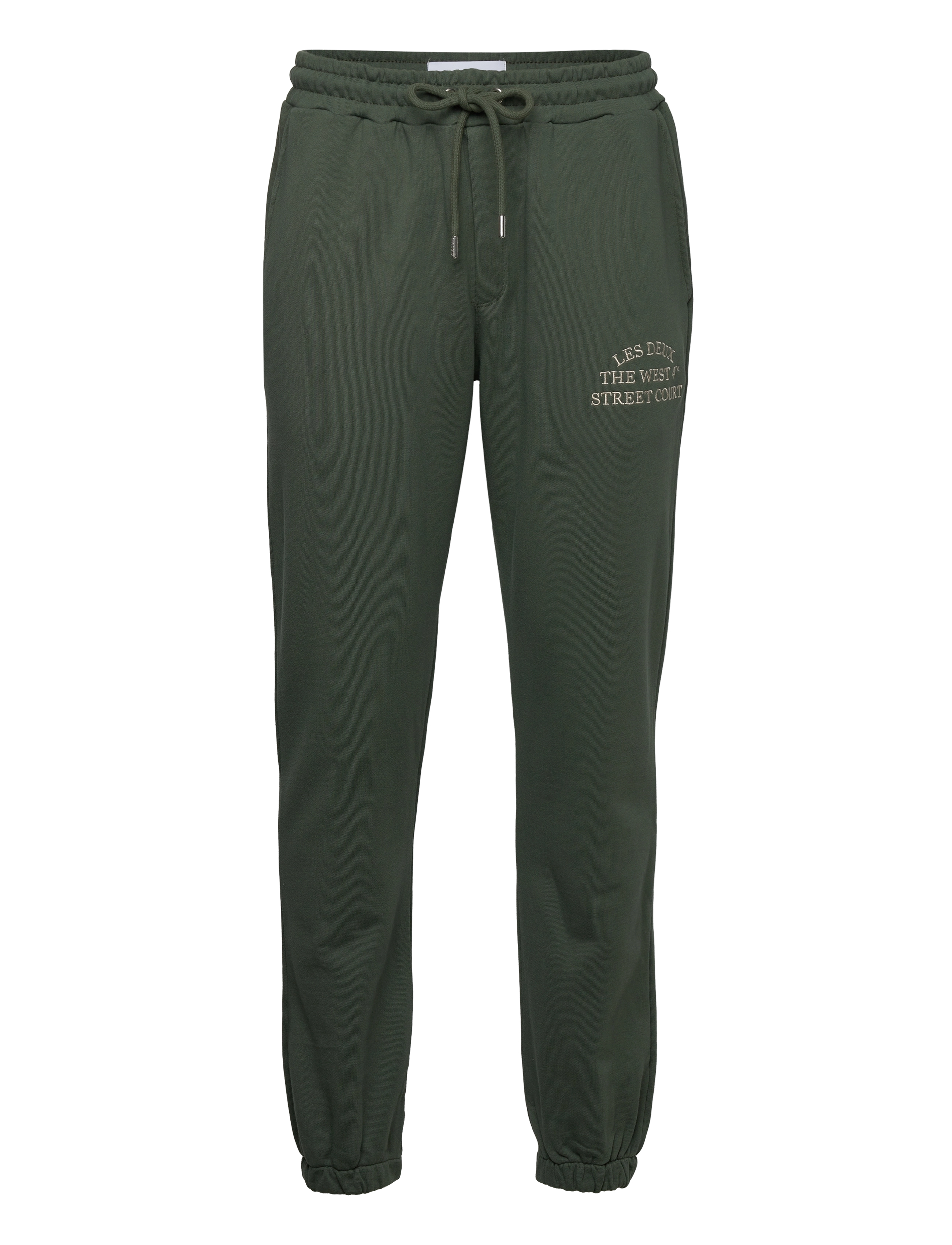 Les Deux - Courtside Sweatpants - thyme green/oyster gray - 0
