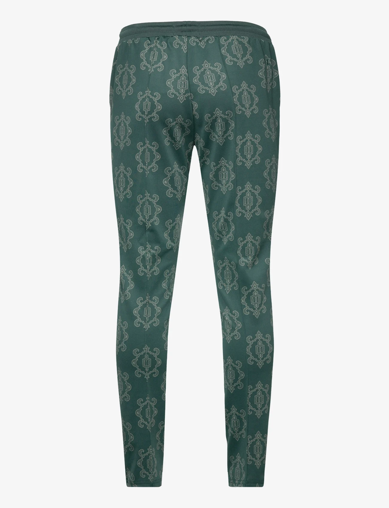 Les Deux - Ballier Jacquard Track Pants - sweatpants - pine green/ivory - 1