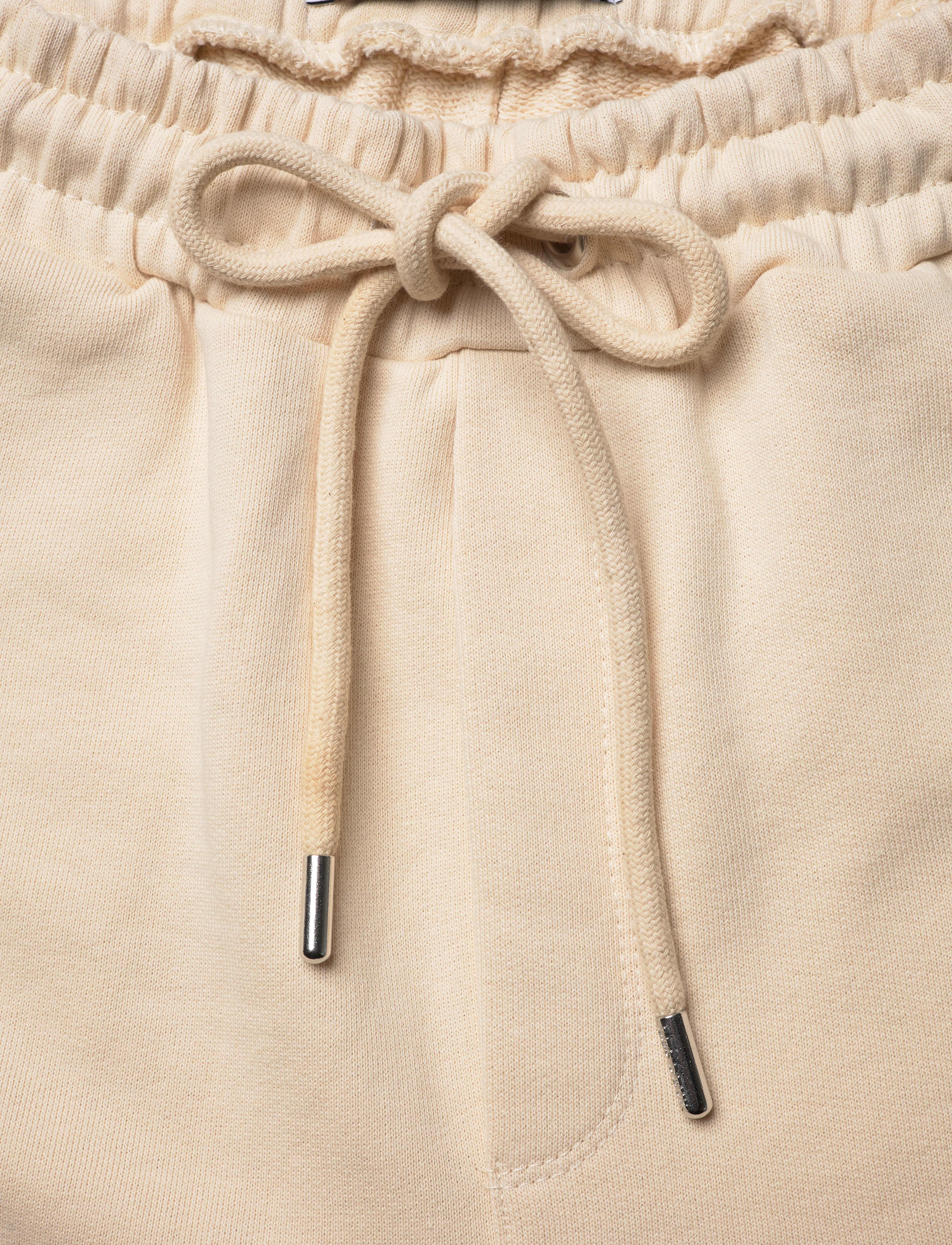Les Deux - Courtside Sweatshorts - oyster grey/maize yellow - 3