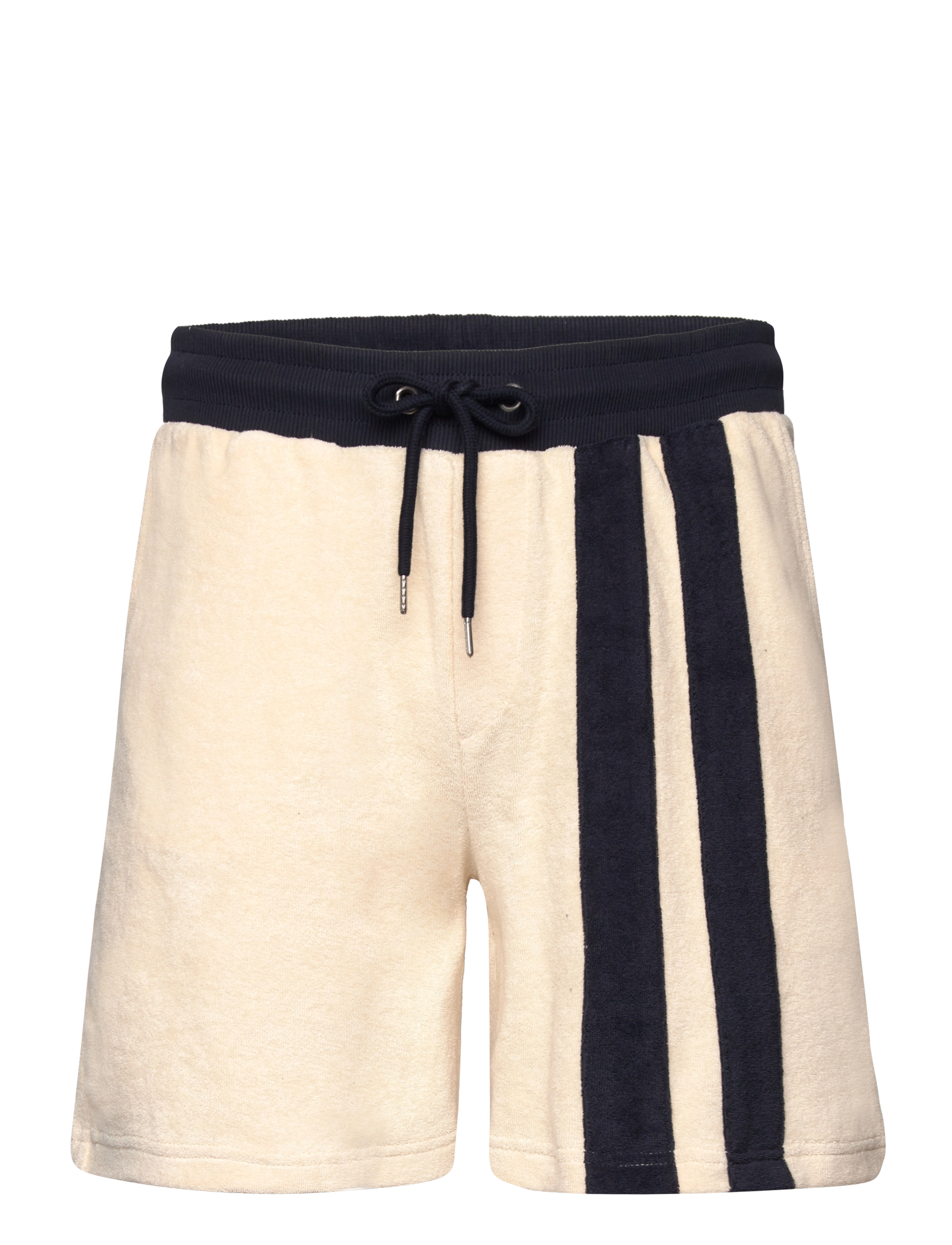 Les Deux - Javier Towel Sports Shorts - ivory/dark navy - 0
