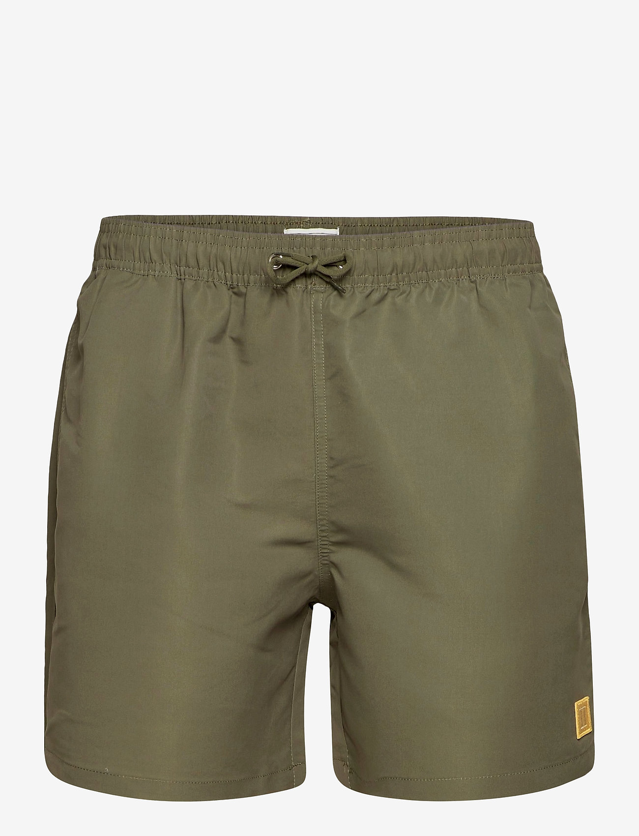 Les Deux - Piece Swimshorts - dark green/golden spice yellow - 0