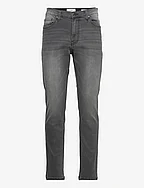 Russell Regular Fit Jeans - LIGHT GREY WASHED DENIM