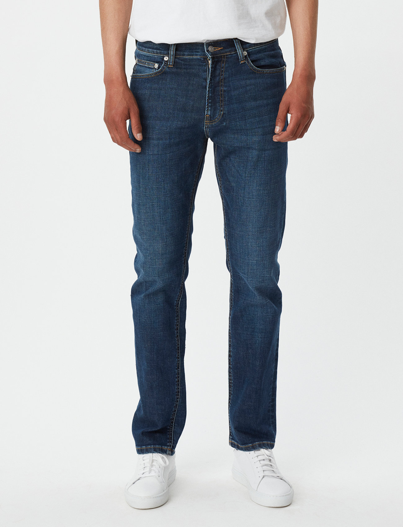 Les Deux - Russell Regular Fit Jeans - nordisk stil - medium blue wash - 0