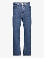 Richard Straight Fit Jeans - BLUE WASH DENIM