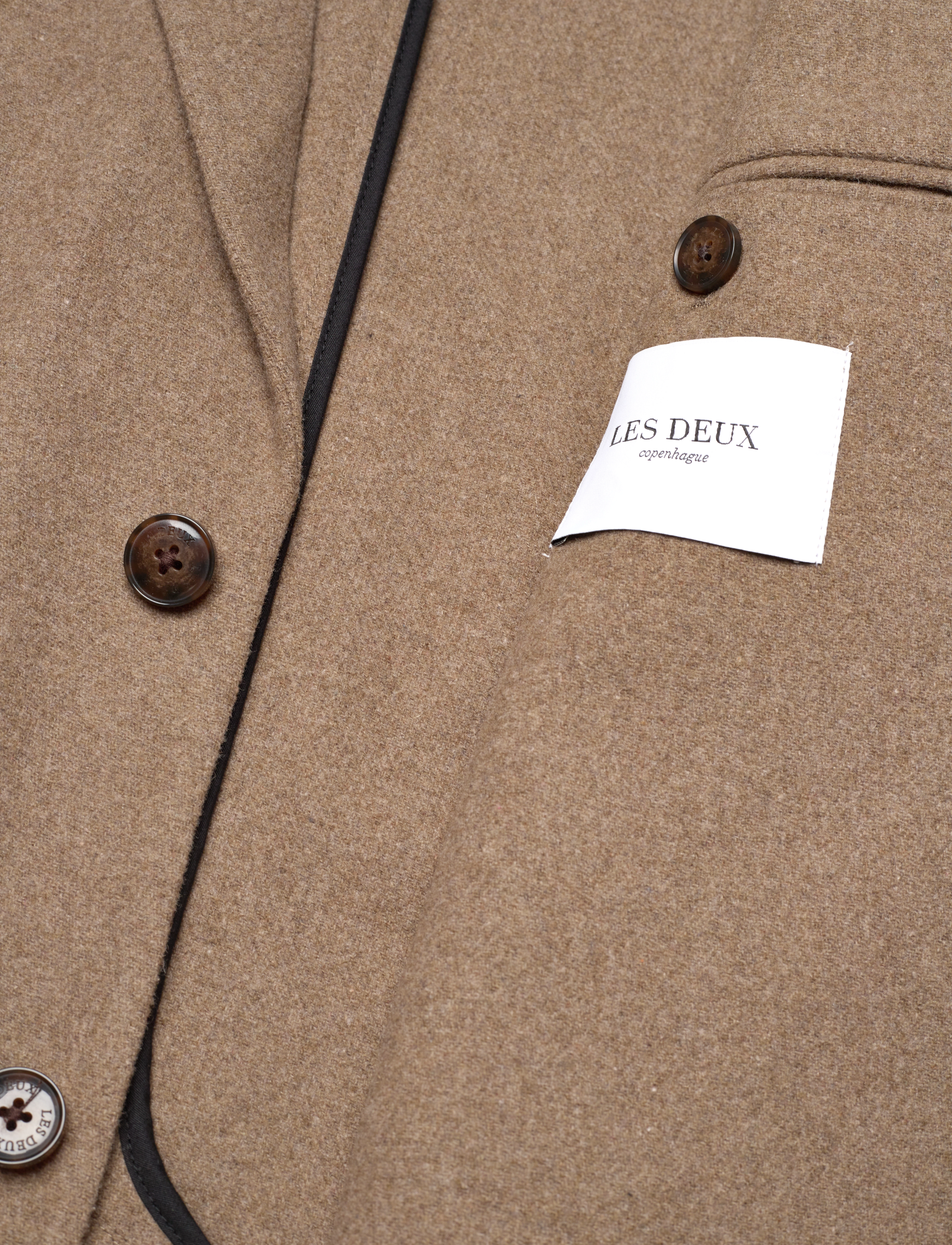 Les Deux - Norville Unconstructed Blazer - lead gray - 4