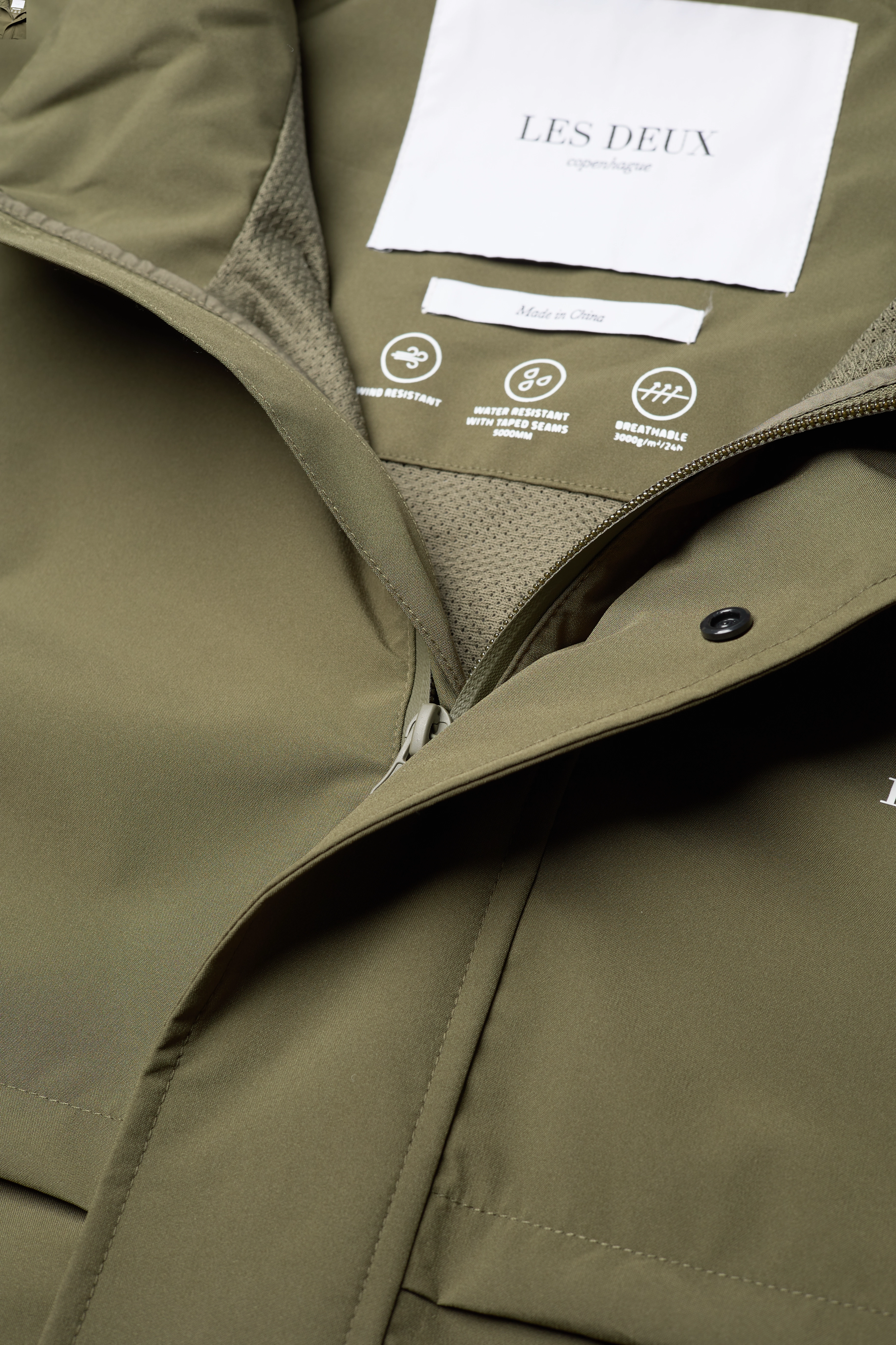 Les Deux - Milan Windbreaker - olive night - 2