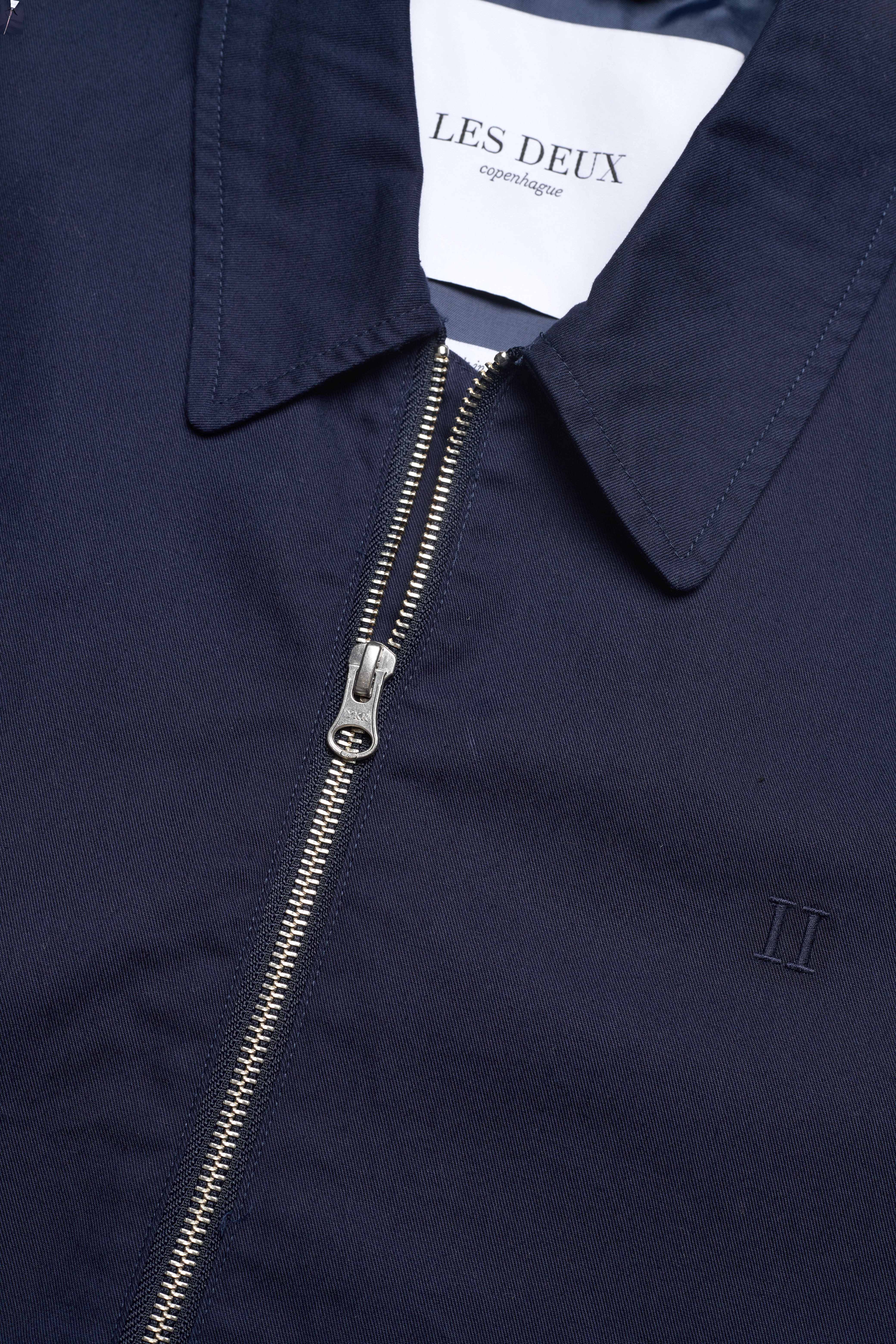 Les Deux - Morris Twill Harrington Jacket - dark navy - 3