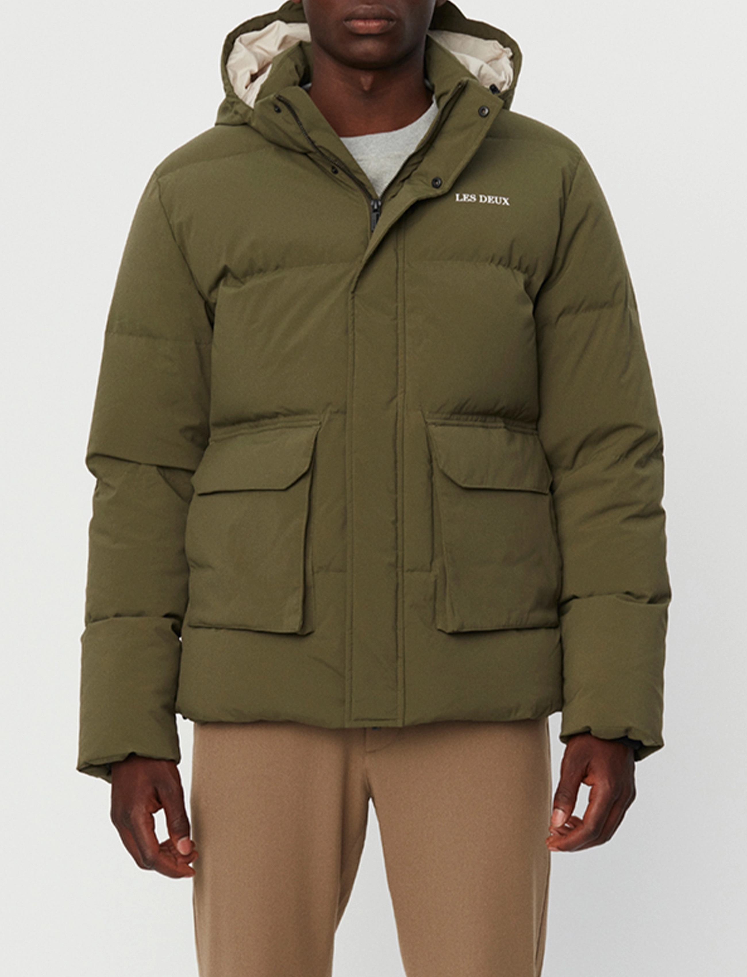 Les Deux - Maddox Down Jacket - olive night - 2