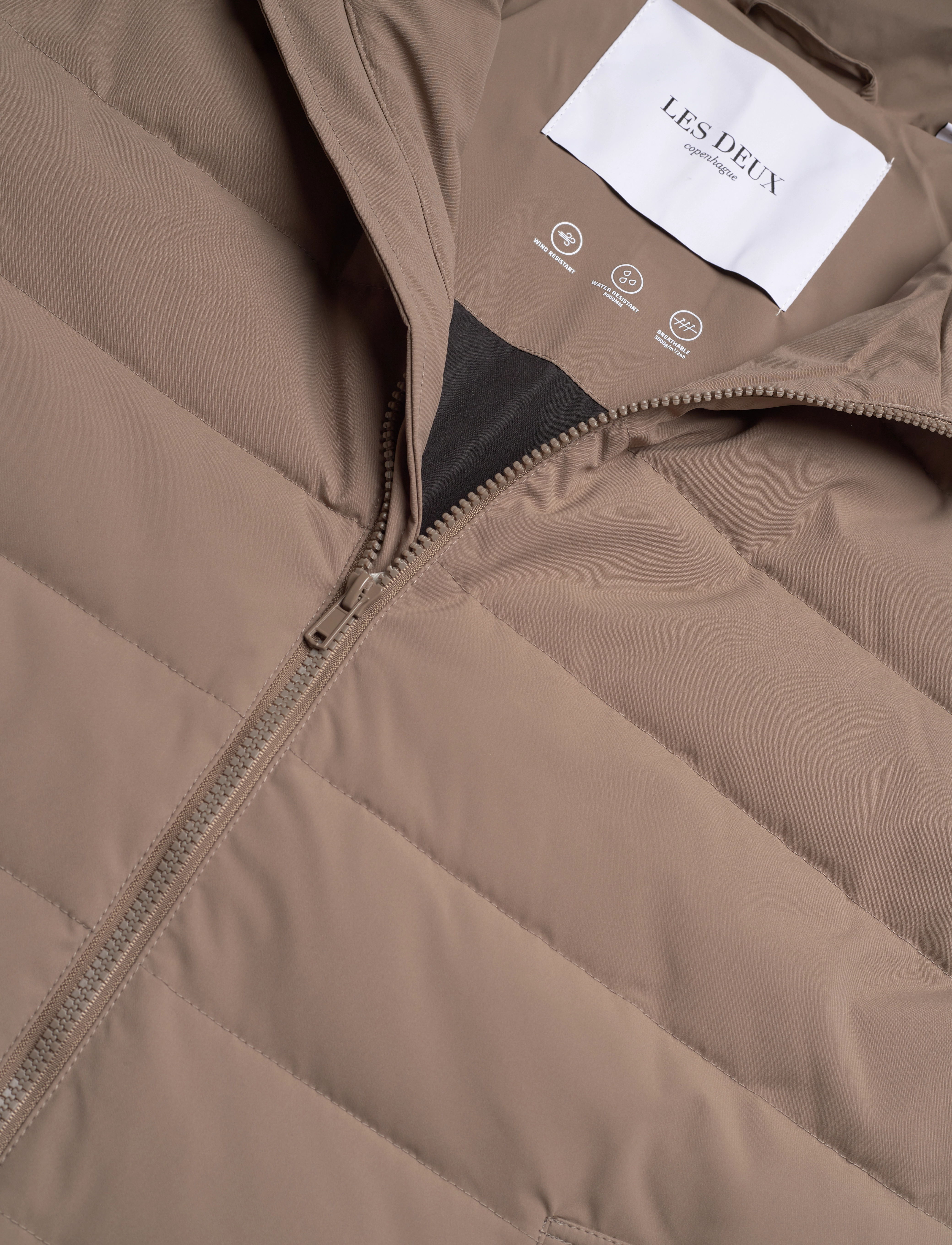 Les Deux - Mattis Puffer Jacket - walnut - 2