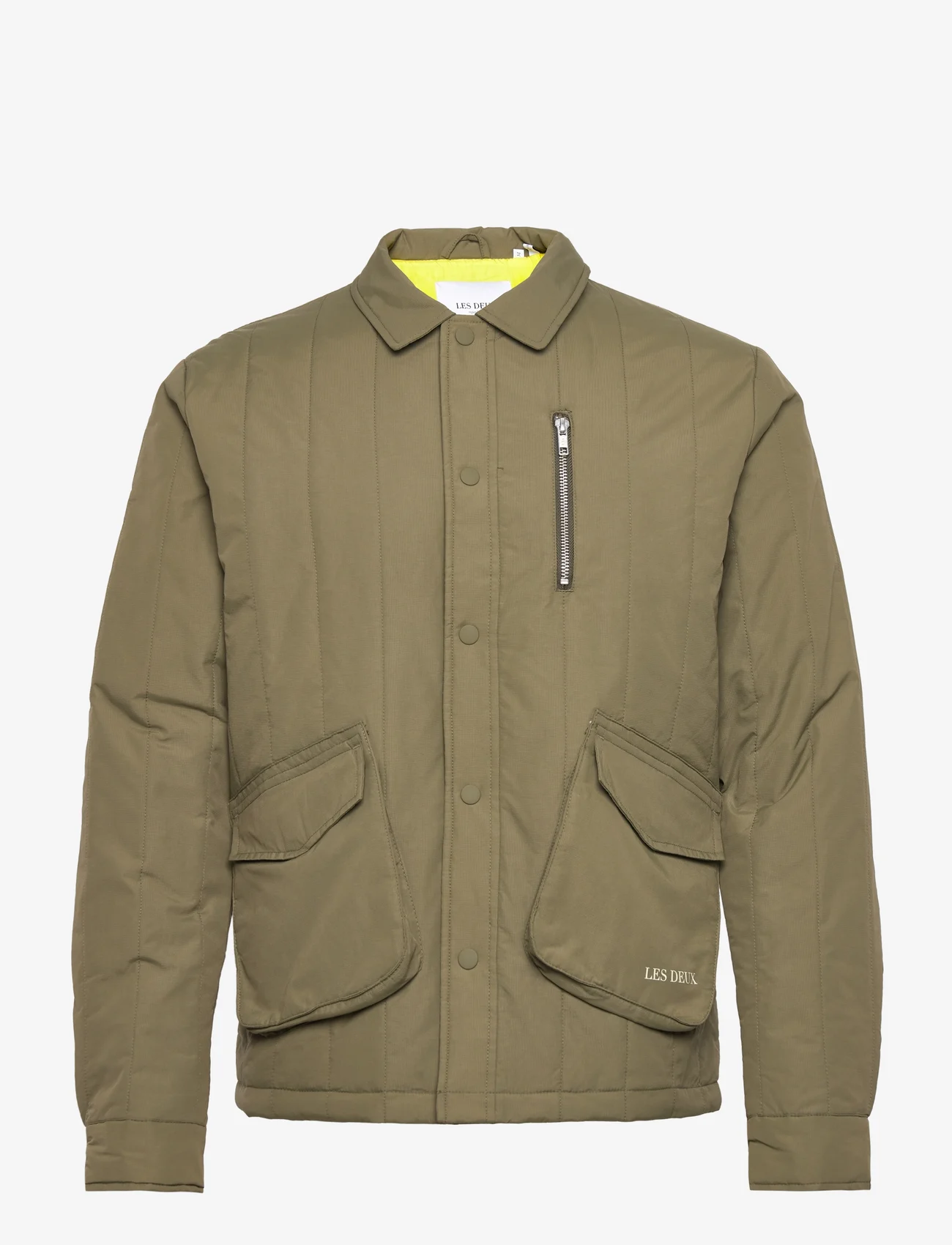 Les Deux - Niles Ripstop Jacket - spring jackets - olive night - 0