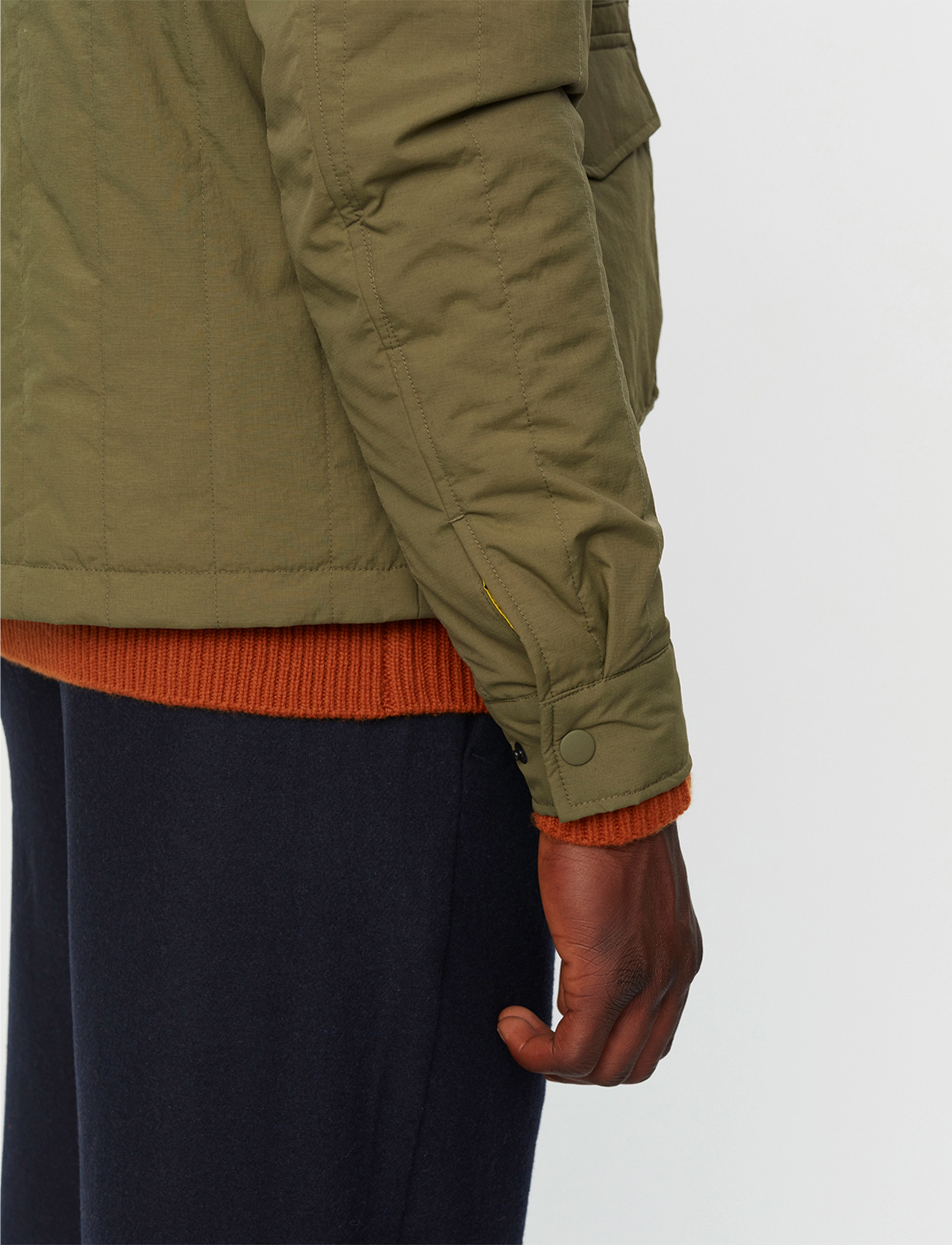 Les Deux - Niles Ripstop Jacket - olive night - 3