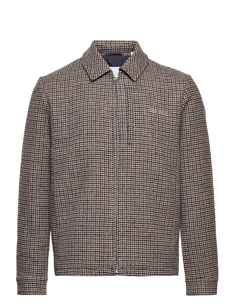 Les Deux Manuel Houndstooth Wool Jacket – light jackets – shop at