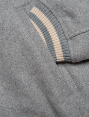 Les Deux - Varsity Wool Jacket - light grey mélange - 3