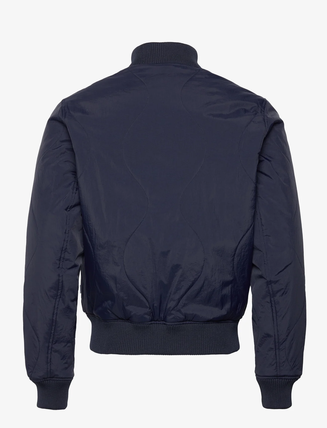 Les Deux - Norman Quilted Bomber Jacket - spring jackets - dark navy - 1