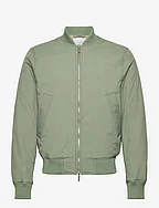 Norman Quilted Bomber Jacket - HEGDE GREEN