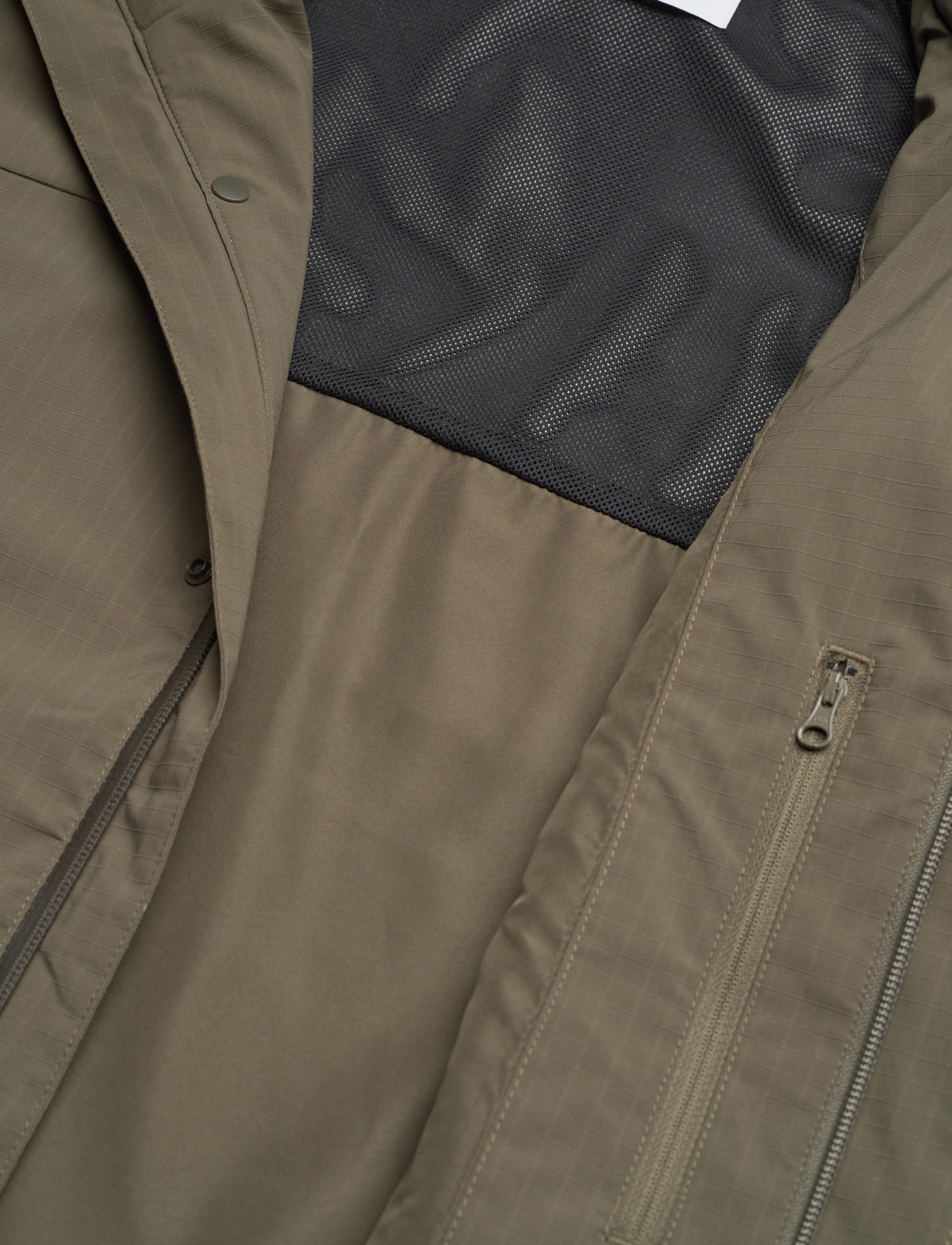 Les Deux - Miles Ripstop Windbreaker - olive night - 4