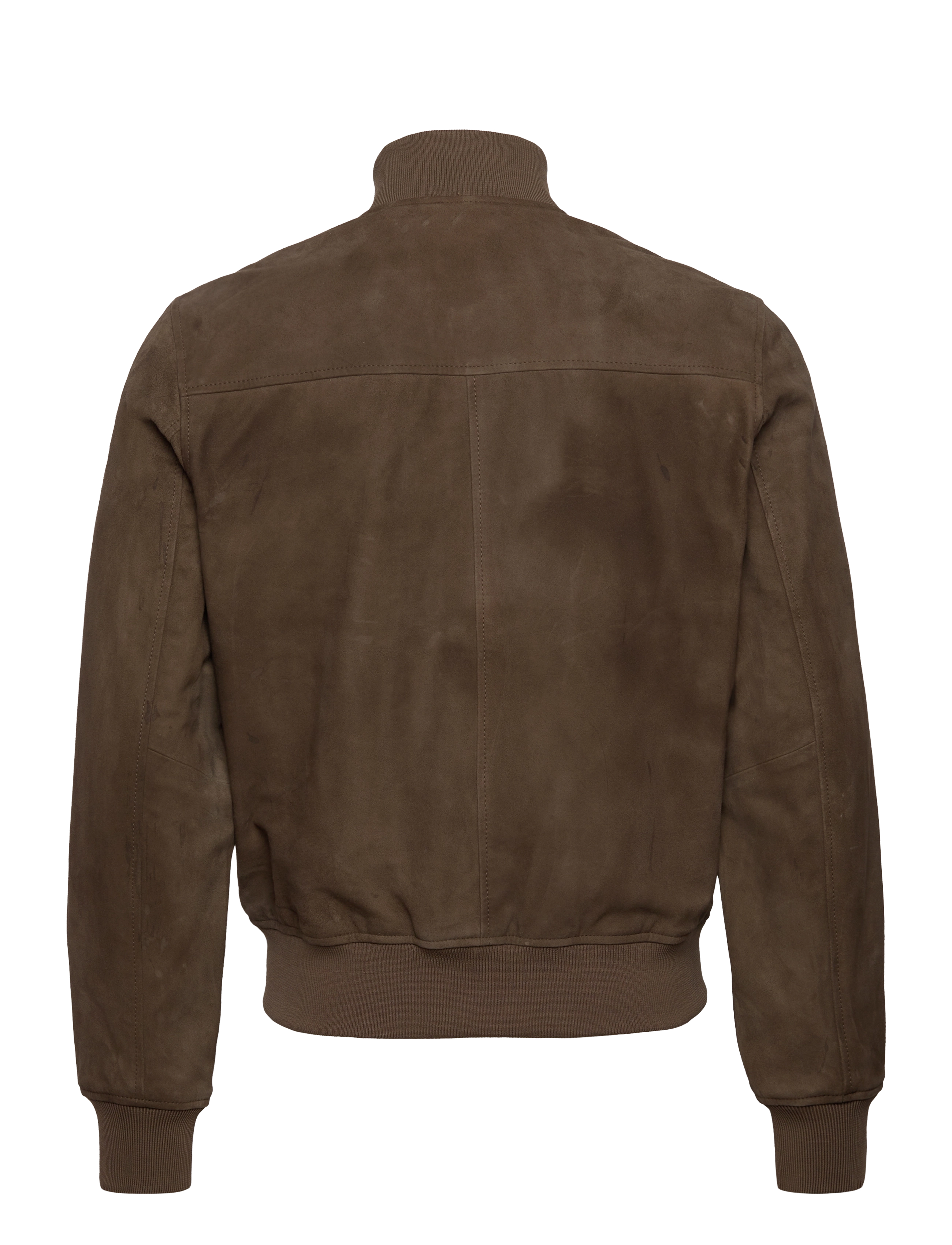 Les Deux - Milford Suede Bomber Jacket - olive night - 1