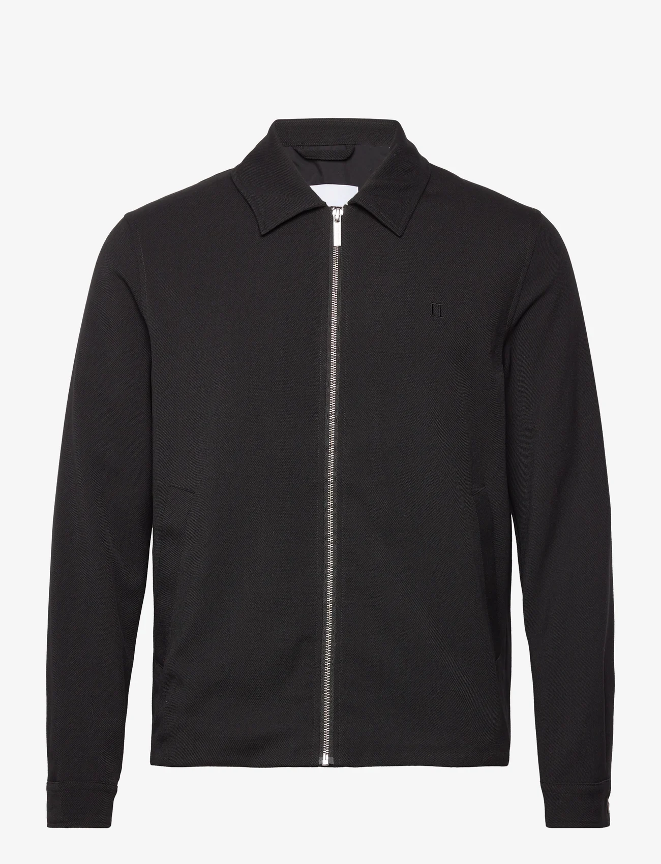 Les Deux - Como Mélange Coach Jacket - spring jackets - black melange - 0