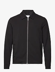 Les Deux - Como Mélange Coach Jacket - spring jackets - black melange - 0