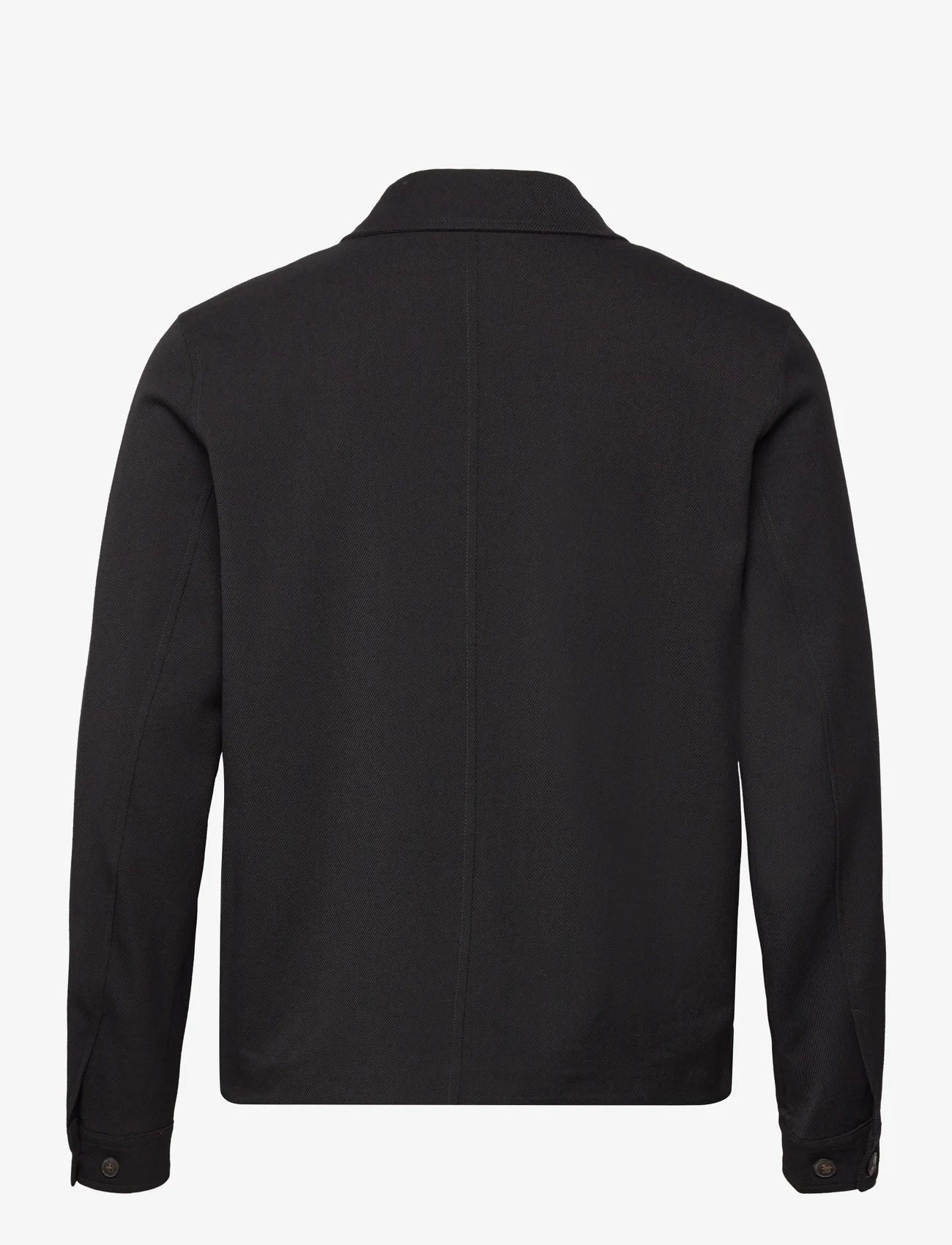 Les Deux - Como Mélange Coach Jacket - spring jackets - black melange - 1