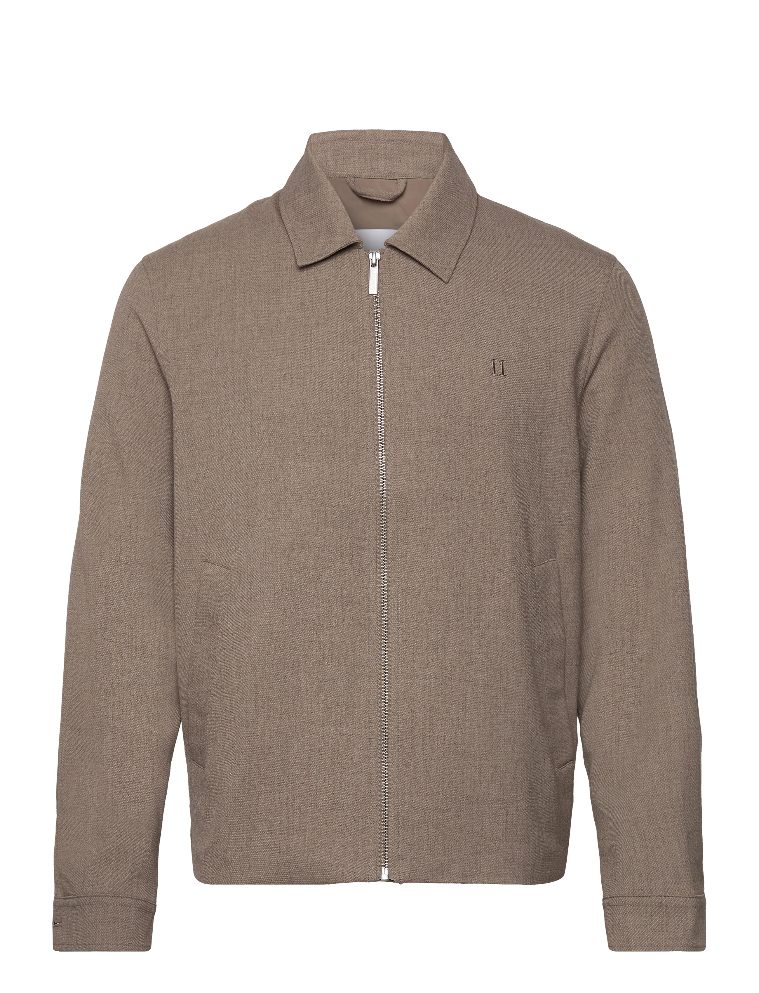 Como Mélange Coach Jacket - DARK SAND MELANGE